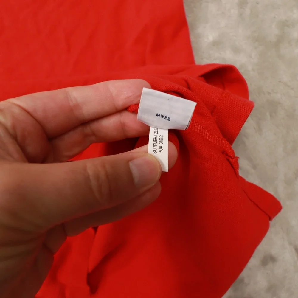 Polo Ralph Lauren‎ Men's Red Custom Fit Short Sleeve Polo Shirt size Large